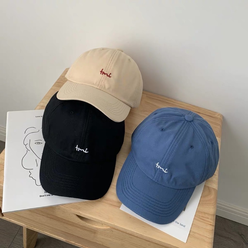 Mũ Lưỡi Trai, Nón Lưỡi Trai Thêu Chữ TMI Phong Cách Ulzzang Form Unisex Nam Nữ Cao Cấp Hàng Quảng Châu.