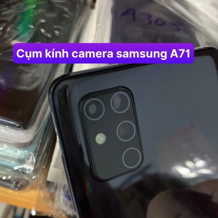 bộ kính camera samsung A71 (gồm kính và vành cam)