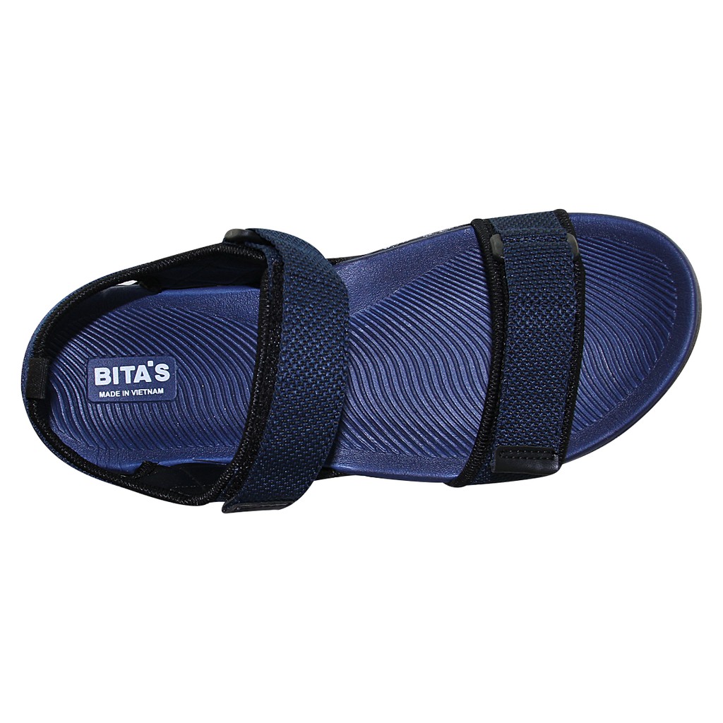 Sandal nam Bita's SPS.124 (Đen + Navy + Xám)