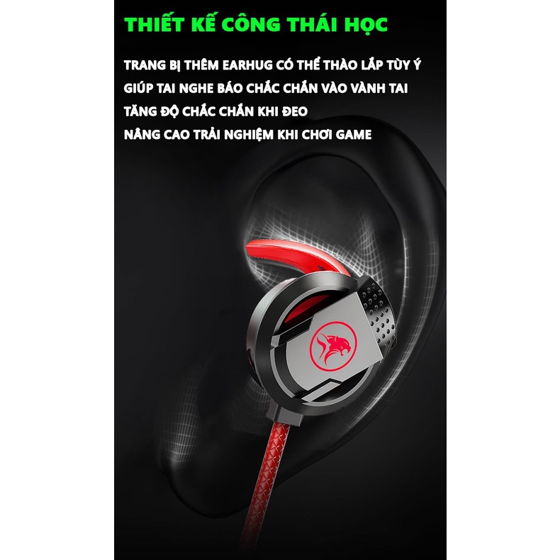 Tai nghe Gaming Mowi RX3 âm thanh siêu hay,chống ồn cao cấp dành cho game thủ