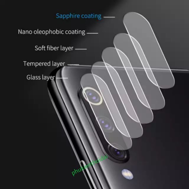 Cường lực Camera cho Xiaomi Mi CC9 / Mi CC9e / Mi A3 dùng chung ( full box đủ phụ kiện )