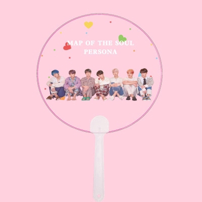 Star Entertainment Korea, Japan and South Korea Star BTS BTS JIMIN JIN SUGA V Transparent Fan Idol Ying Yuan Fan Souvenir