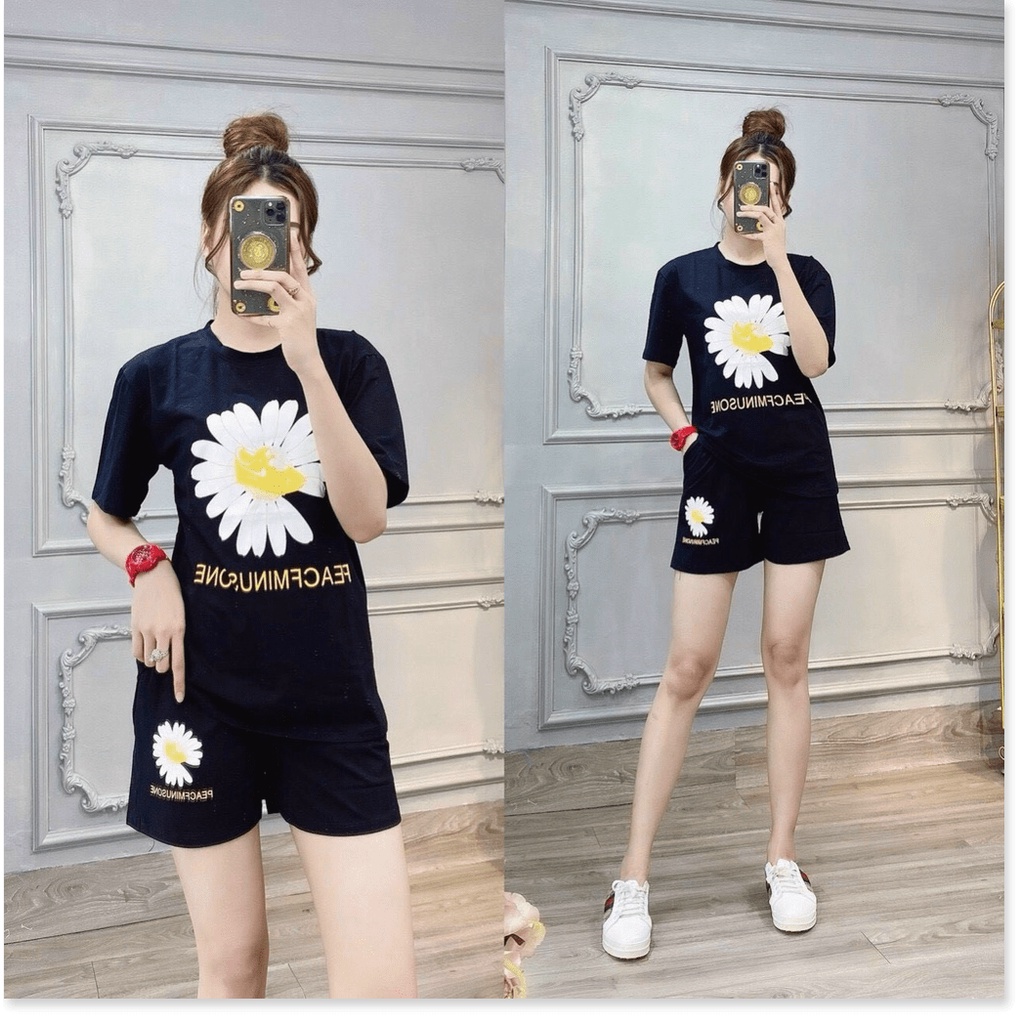 Set bộ đồ mặc nhà thun cotton nữ cực đẹp , mát mẻ , hot hè 2021 THỜI TRANG KME FASHION