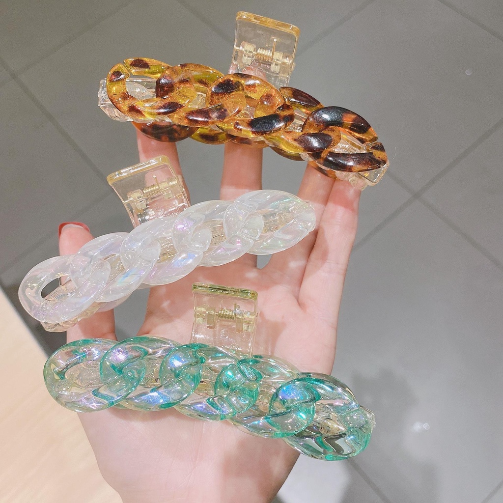 LAY Kẹp Tóc Acrylic Thời Trang Cho Nữ