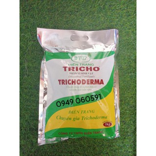 Men vi sinh trichoderma - tricoderma ủ phân, ủ rác thải và ủ đậu tương gói 1 kg