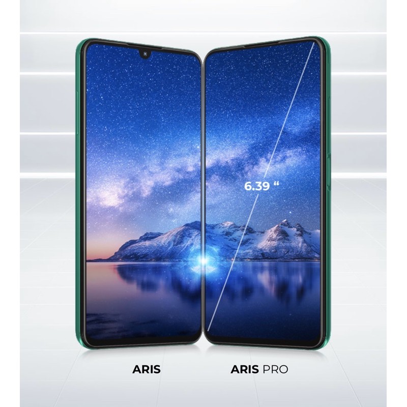 Kính cường lực Vsmart Aris/ Vsmart Aris pro cao cấp trong suốt đủ hộp và giấy lau màn hình
