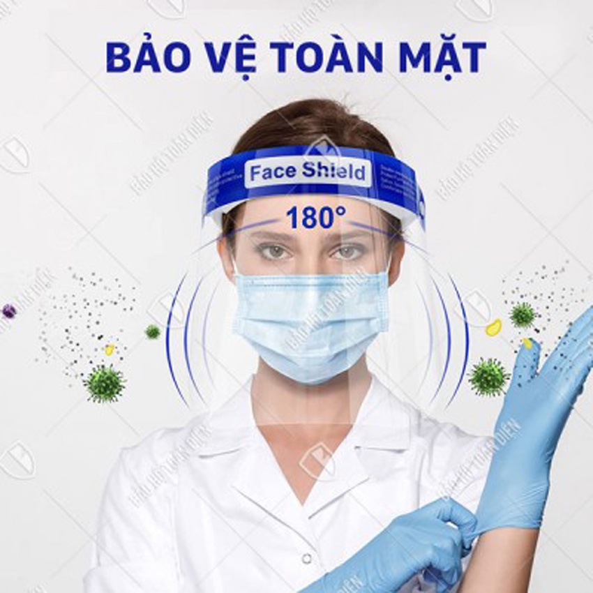 Mặt Nạ Chắn Giọt Bắn, Kính Chống Dịch, Chất Liệu An Toàn, Ôm Trọn Mặt, Không Gây Mờ,Bảo Vệ Bạn Và Những Người Xung Quanh