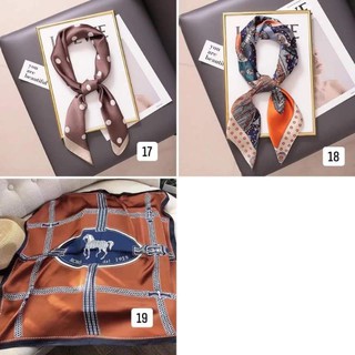 Set 3 khăn lụa 70x70 giá sale 125k
