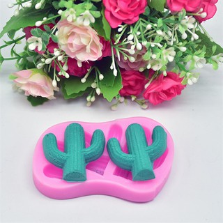 Khuôn Silicone Xương Rồng Sen Đá Cặp