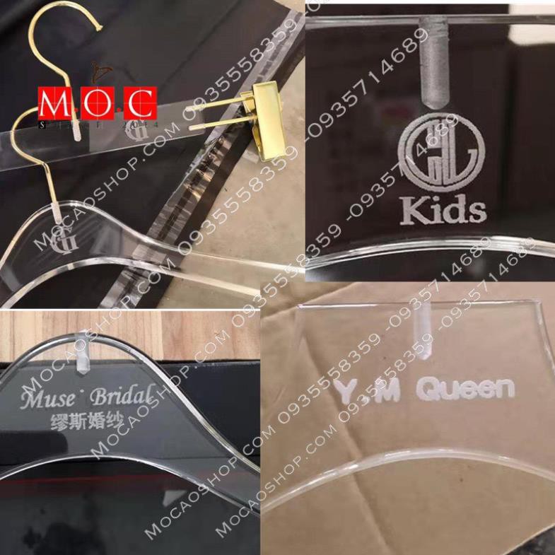 Móc áo - móc kẹp trong suốt