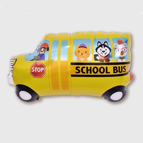 Bộ bong bóng trang trí chủ đề xe cộ cho bé nhiều màu tnoi97