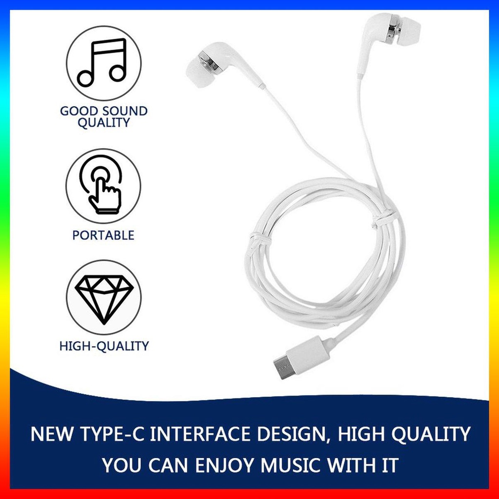 Tai nghe nhét tai cổng USB Type C cho điện thoại thông minh chất lượng