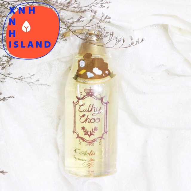 Sữa Tắm CATHY CHOO Vàng 24K Active Gold Fragrance Shower Gel Thái Lan - 750ml