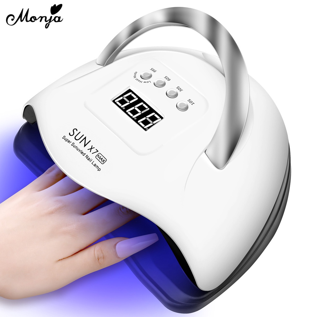 [Hàng mới về] Đèn LED UV thông minh 180w 57 bóng tiện dụng để làm khô móng tay nhanh chóng