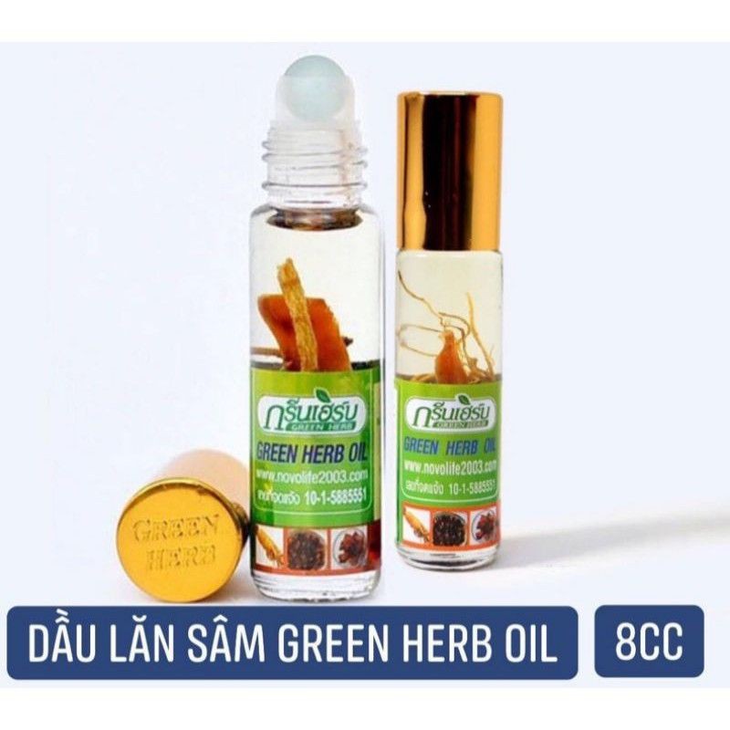 Dầu gió thảo dược Green Herb Oil Thailand 8ml