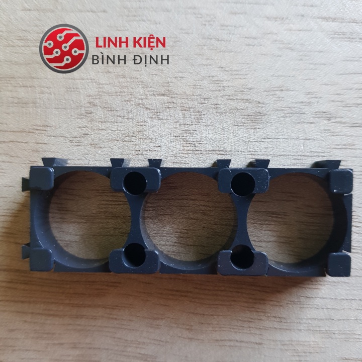 Khung gắn pin 18650  ,gông pin 18650 , đế đỡ gắn pin 3 viên tiện dụng