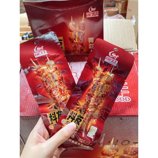 1 gói thịt xiên cay cay- ngon ngon 30gam | BigBuy360 - bigbuy360.vn