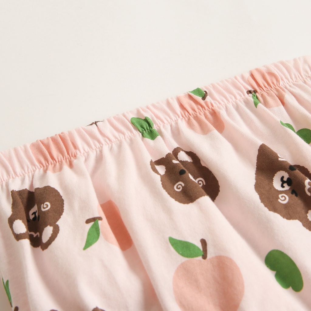 Sanlutoz Mùa hè Dễ thương Em bé Cô bé Bộ quần áo Ngọn + Bloomer 2 cái