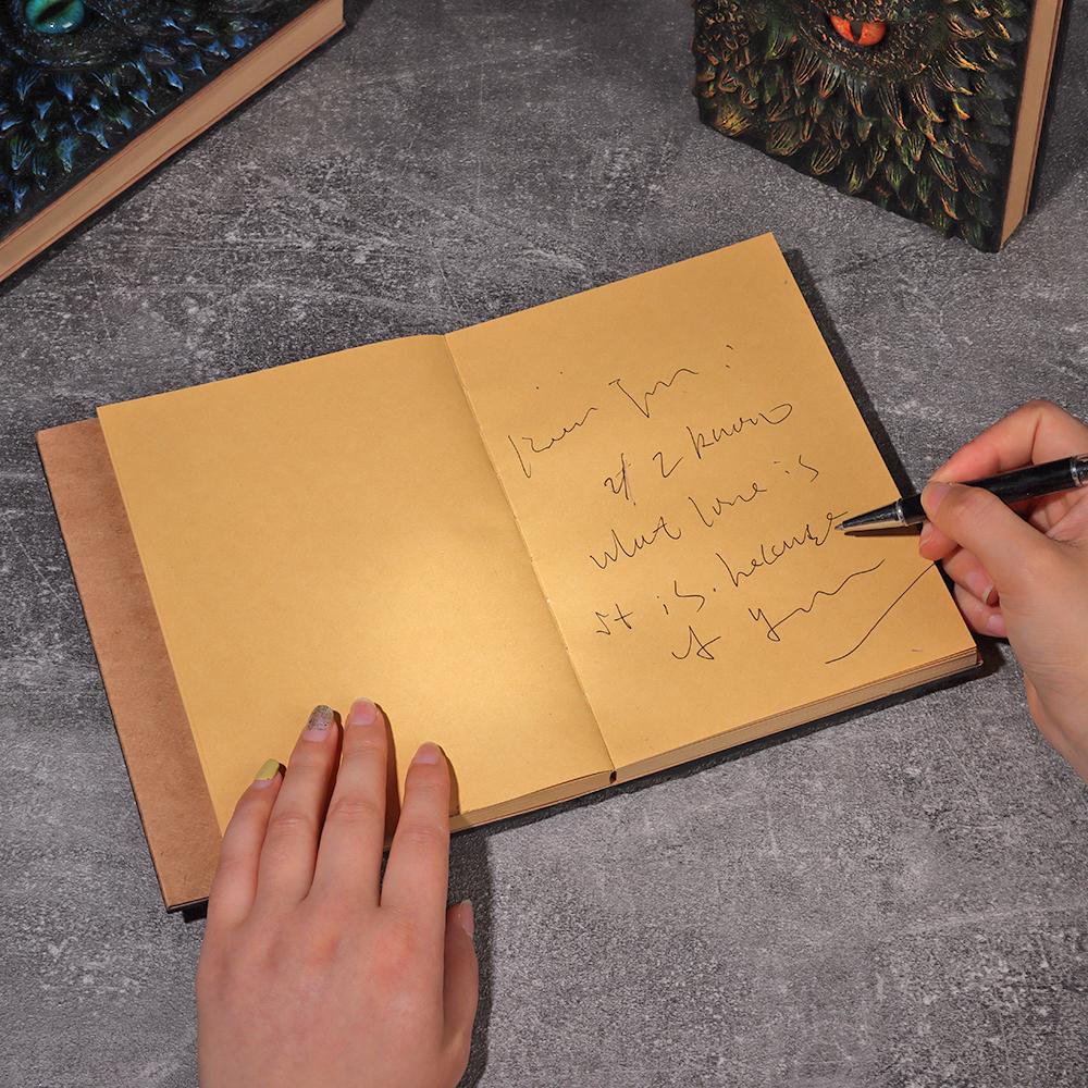 Sổ Tay Khổ A5 Bìa Hình Rồng 3D Sáng Tạo