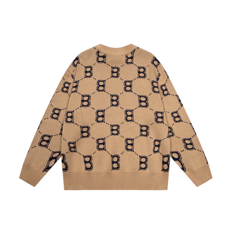 ❤❀  ❤ Mlb Áo Sweater Dệt Kim Tay Dài Cổ Tròn Thêu Chữ NY Cá Tính
