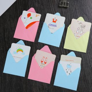 Thiệp cầm tay mini kt 7*7cm