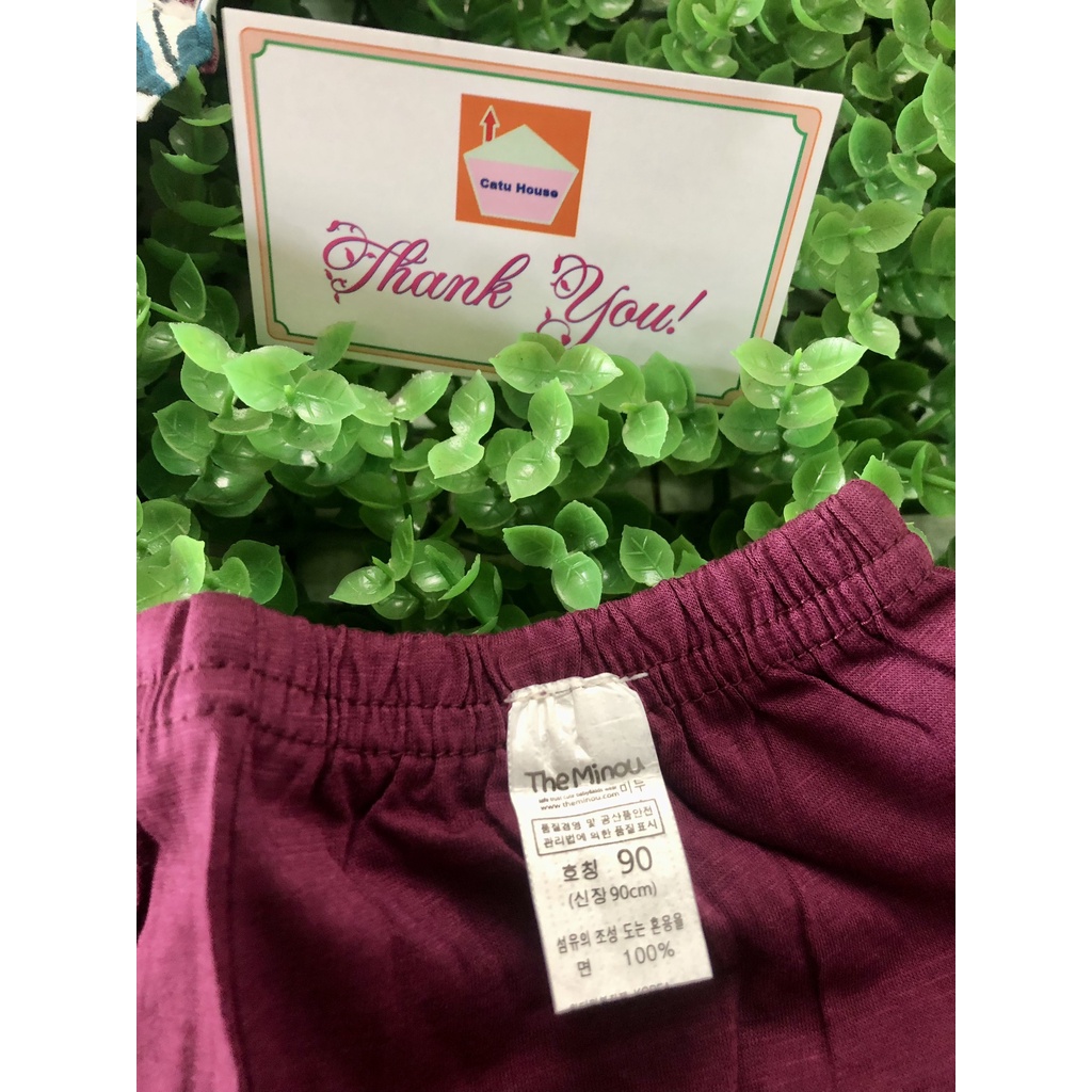 Bộ Minou xuất Hàn cho bé Gái