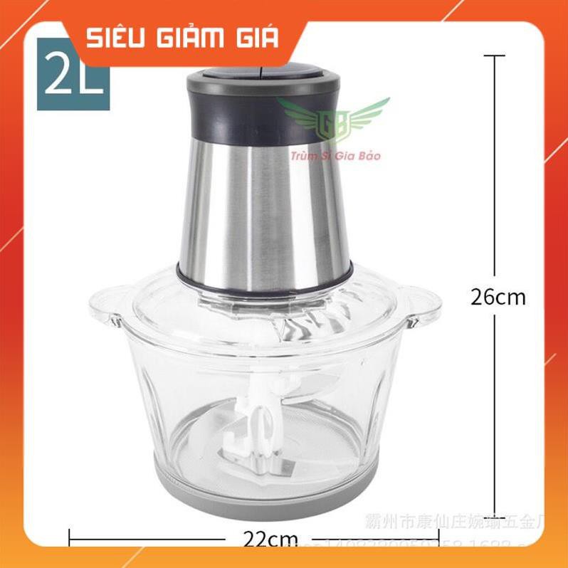 Siêu sale -  Máy Xay Thịt Đa Năng ⚡️ CHÍNH HÃNG ⚡️Máy Xay Đa Năng KITCHEN 2L Bảo Hành 12 Tháng . .HCM