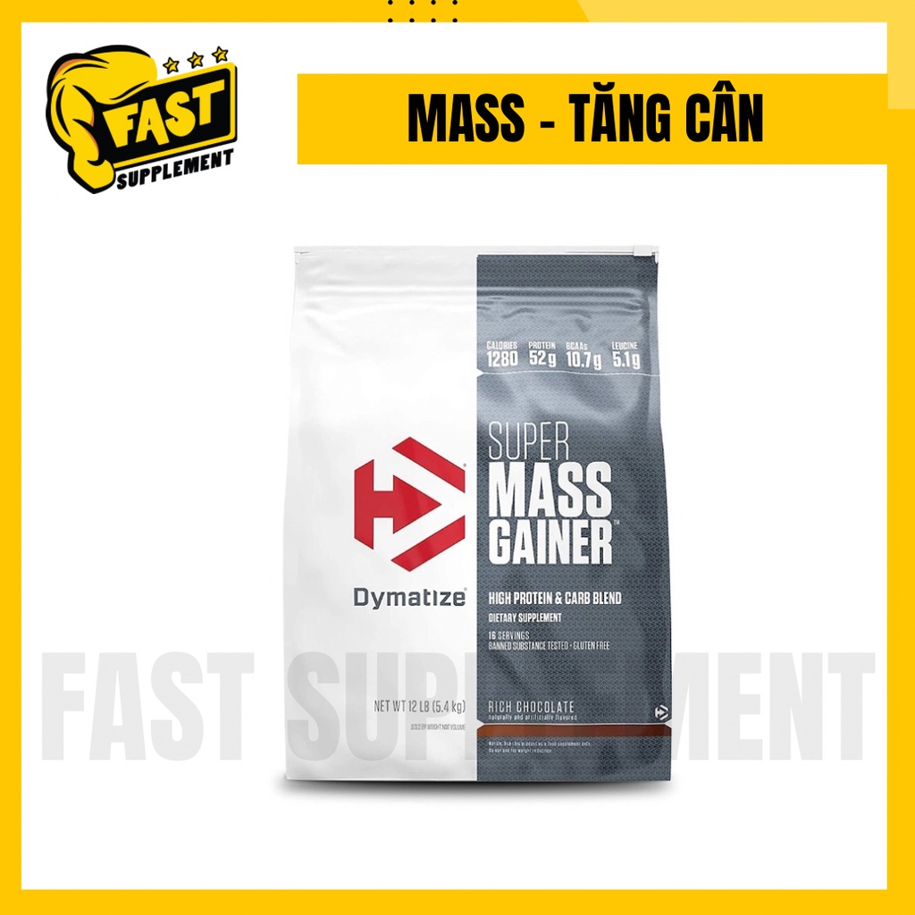Super Mass Gainer 12LBS - Sữa Tăng Cân Dành Cho Người Gầy của Dymatize