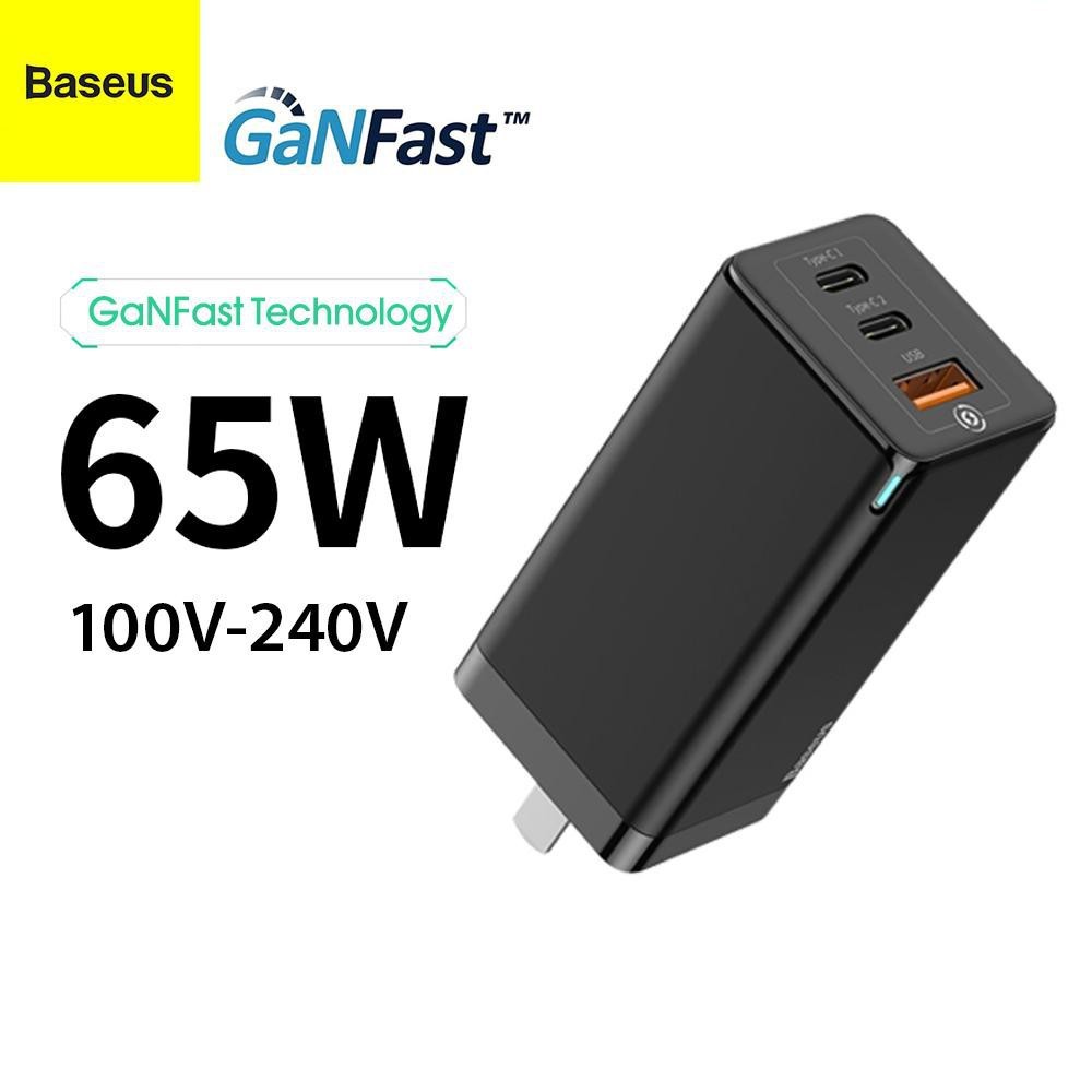 Bộ sạc nhanh thế hệ mới Baseus GaN2 Pro 65W Mini Travel Quick Charger  GaN 65W / GaN 65W Lite  /45W  cho Smartphone | BigBuy360 - bigbuy360.vn