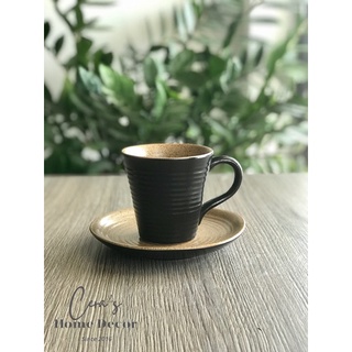 Ly / Cốc trà - cà phê men nâu Gốm Bát Tràng