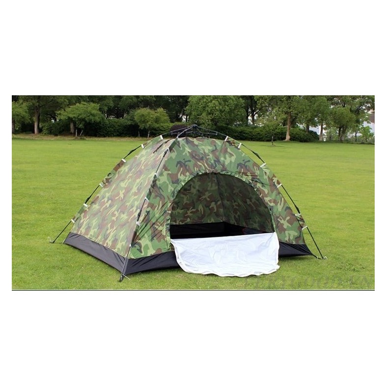 Lều cắm trại, phượt, du lịch, picnic gia đình (3-4 người) chống nước, chống muỗi (màu rằn ri,nhiều màu) CMS