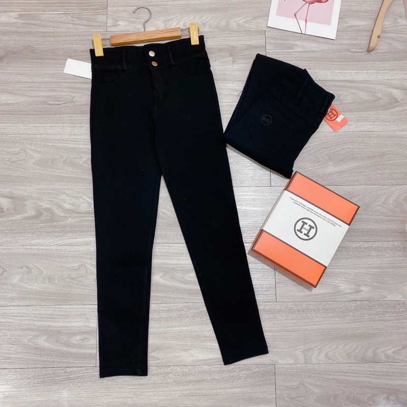 Quần skin ôm giả bò co dãn mạnh cạp cao siêu tôn dáng QS1667 - NhiNhi Shop