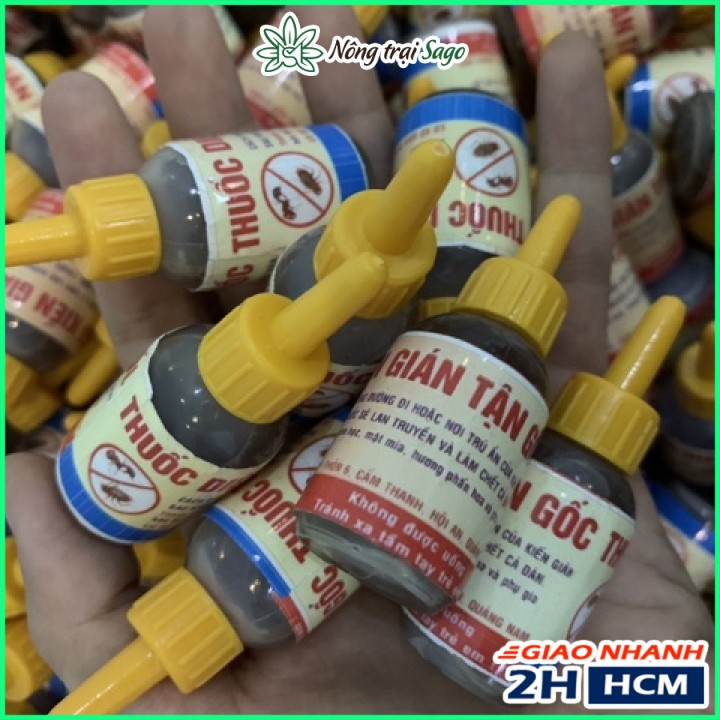 Thuốc Diệt Kiến Gián Sinh Học, Diệt Kiến Nhanh, Tận Gốc (chai 10ml) - Nông Trại Sago