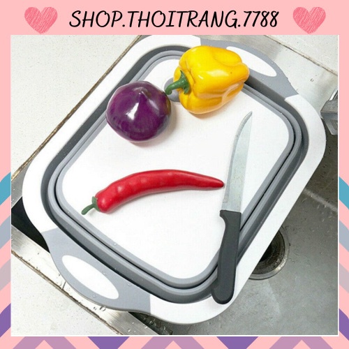 ❌BÁN HỘP ĐỰNG QUÀ TẶNG 10K❌CHẬU RỬA GẤP GỌN KIÊM THỚT 88011 SHOP THỜI TRANG 7788