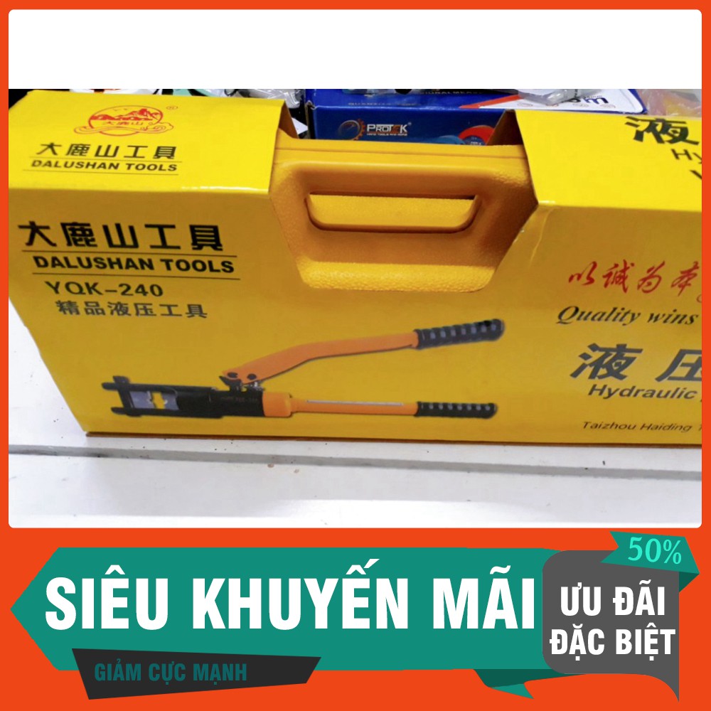 [  GIÁ TỐT - HÀNG CHẤT LƯỢNG ] BỘ ÉP CỐT THỦY LỰC DALUSHAN(CHO KHÁCH XEM HÀNG)