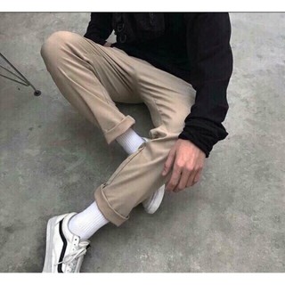 Quần baggy kaki basic pants unisex CHẤT KAKI
