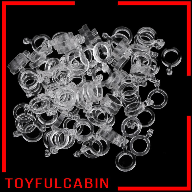 Set 100 Dây Cao Su Co Giãn 3 / 5 / 7mm Làm Phụ Kiện Câu Cá