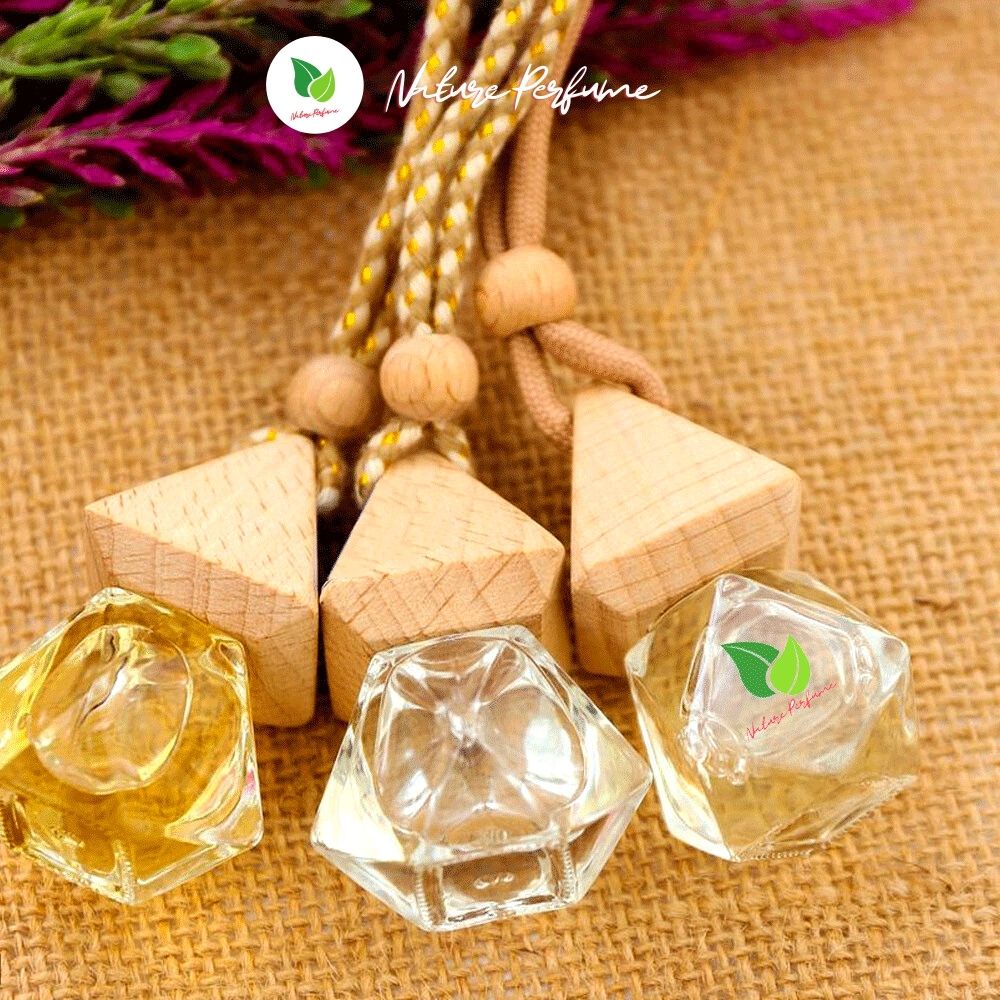 Tinh dầu treo xe Nature Perfume tự nhiên, nguyên chất 8 ml, treo xe, kẹp điều hòa: Tinh dầu Cam, Bưởi, Oải Hương