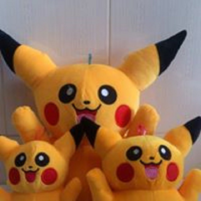 thú nhồi bông 3d pikachu