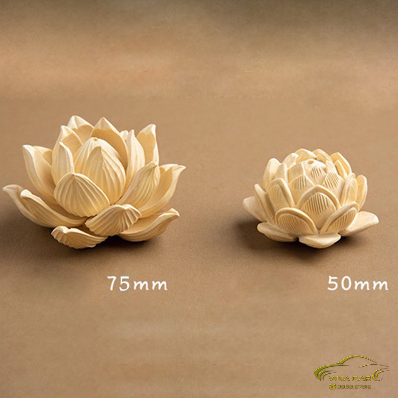 Khánh phật đài sen treo gương ô tô cao cấp , khánh sen treo xe hơi, mộc liên đài có phật thích ca