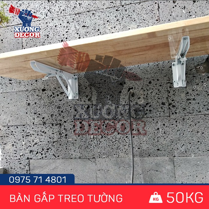 bản lề gập treo tường thông minh A2 20cm tải 50-70kg Bộ 2 chiếc | BigBuy360 - bigbuy360.vn
