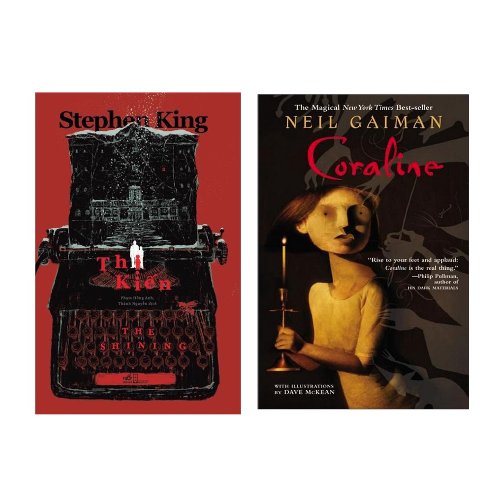 Sách Combo 2 Cuốn: Thị Kiến (The Shinning - Stephen King) + Coraline nn