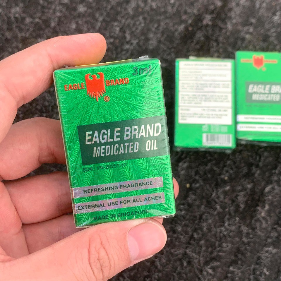 Dầu gió xanh Con Ó Eagle Singapore 3ml