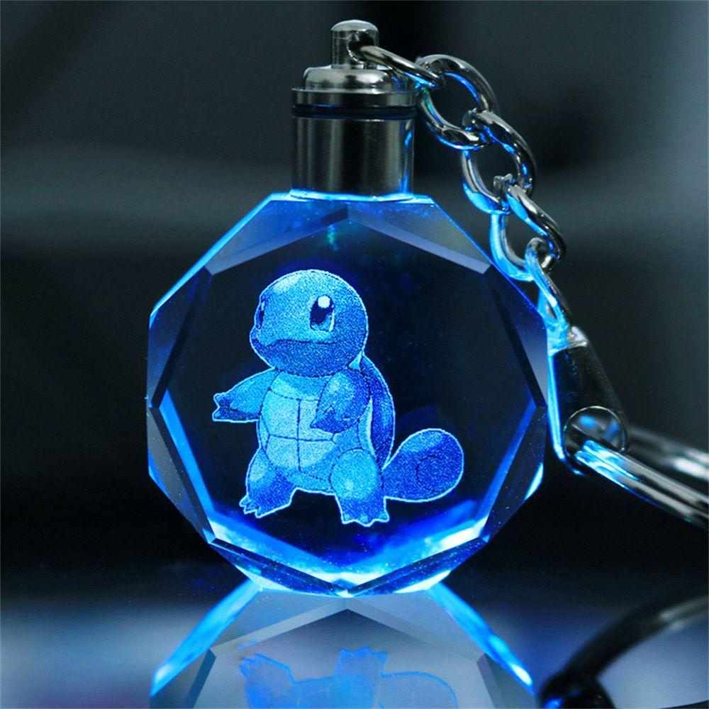 AARON1 Móc Khóa Hình Pokemon Phát Quang Dễ Thương