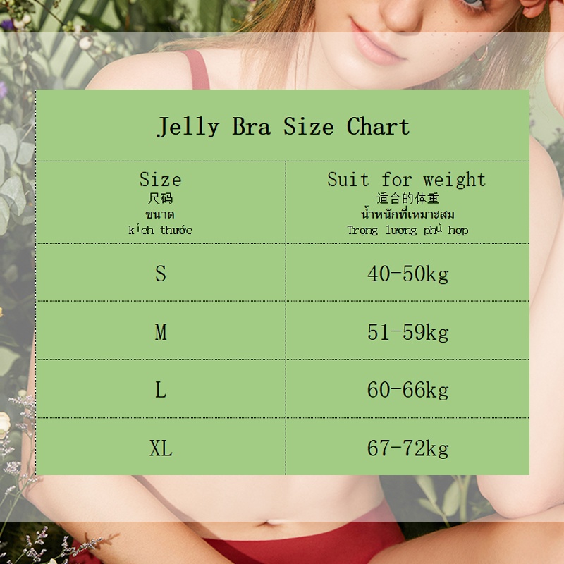 Áo ngực FINETOO có đệm không có gọng thiết kế liền mạch có 5 màu sắc tuỳ chọn cỡ S-XL