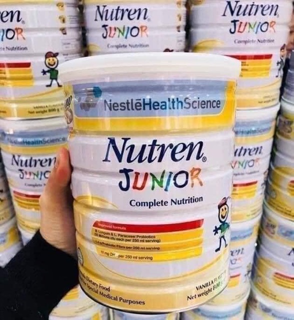 Sữa Nutren Junior 800g Thụy sĩ,Sữa bột dành cho bé từ 12 tháng tuổi