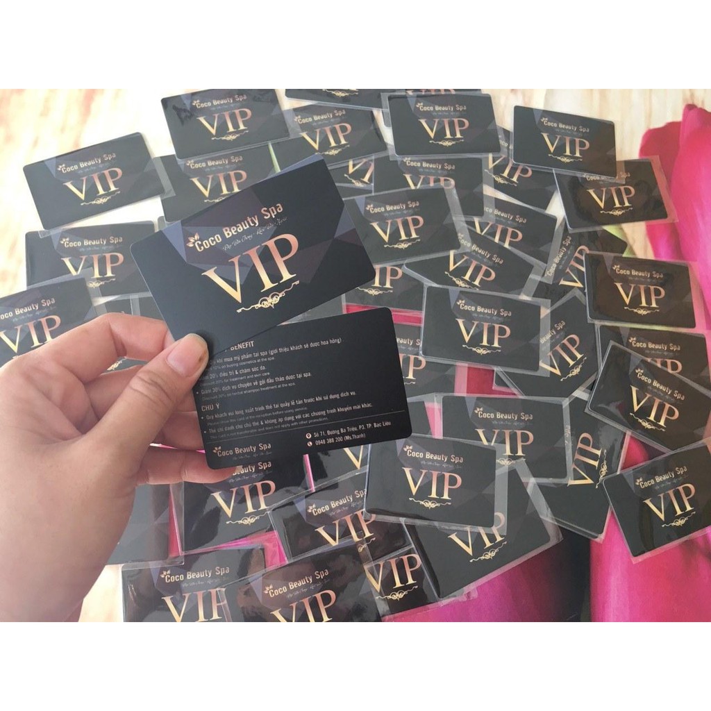 Thẻ nhựa - thẻ vip nhựa -  bảng tên nhân viên -  thẻ nhựa kpop -  thẻ spa - in bạch dương