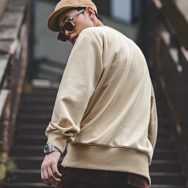 Áo sweater Maden tay dài trẻ trung cho nam