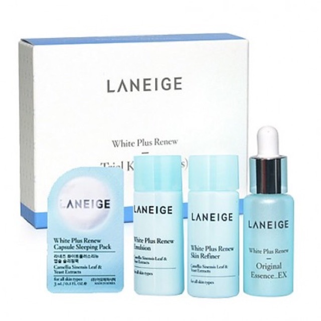 White plus renew trial kit Laneige