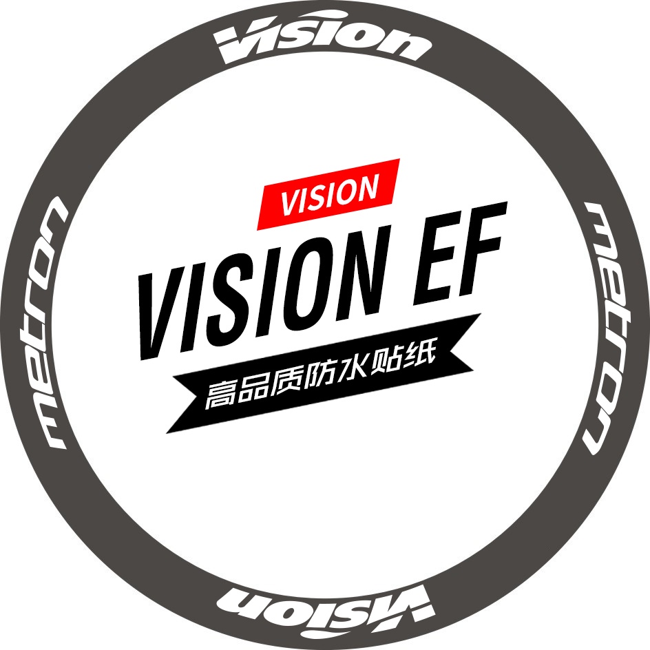 Sticker dán bánh xe hơi Weiqin vision EF Fleet Edition